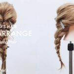 【ヘアアレンジ】ピンなし！ゴム3つでできる、大人の編みおろしアレンジ（ロング）by mod’s hair styling tools