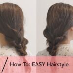 【ヘアアレンジ】How To: EASY Hairstyle これなら自分で出来る！超簡単編み下ろしスタイル