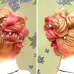 【Hair buns】オシャレでかわいい高めのバンヘアスタイル　～結婚式/お呼ばれ　Bridal hair/Wedding hair～