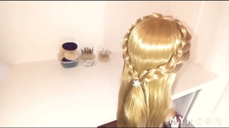 Coiffure avec tresse /Acconciatura per sposa/ Peinado Elegante/Wedding hairstyles/Cвадебные прически