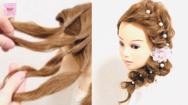 Hair Arrangement Elsa❄️New Twist No Pin Hairstyle FROZEN2🌸Tutorial【Updo Lover】めちゃ簡単エルサヘアアレンジ