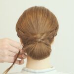 [簡単で上品なまとめ髪]低めお団子シニヨン/ [Easy DIY Updo] Elegant Hairstyle