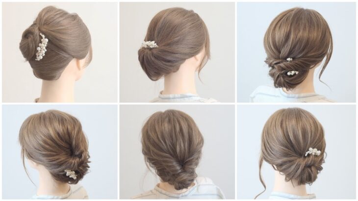 [ミディアム まとめ髪]7つのエレガントヘアアレンジ/ 7 Elegant Hairstyles