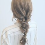 [ヘアアレンジ]可愛い春の編み下ろしスタイル/ Cute Hairstyle for Spring