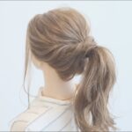 可愛いゆるふわポニーテールアレンジ/ Elegant Ponytail for Girls