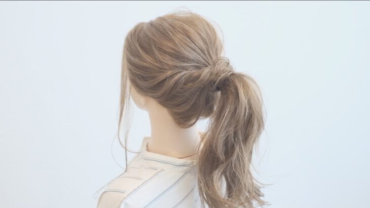 可愛いゆるふわポニーテールアレンジ/ Elegant Ponytail for Girls