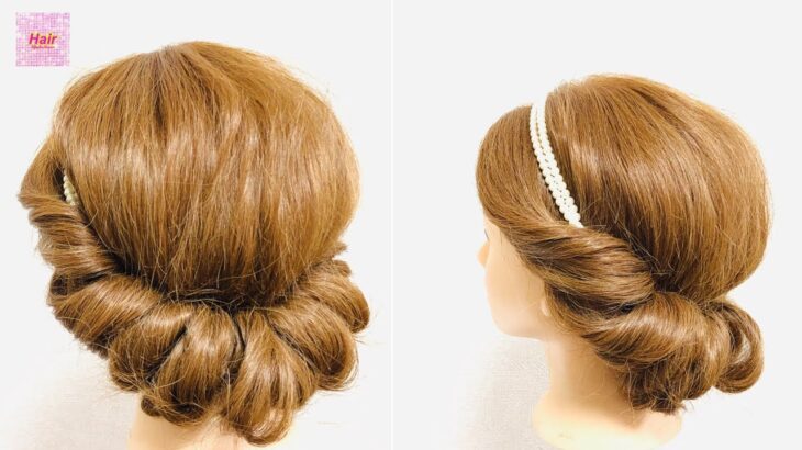 Hair Arrangement Bridal Hairband2 初心者でも簡単にできるブライダルヘアアレンジ【Updo Lover】