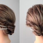 ねじってとめるだけのまとめ髪　　very easy hair arrangement      #hair styling