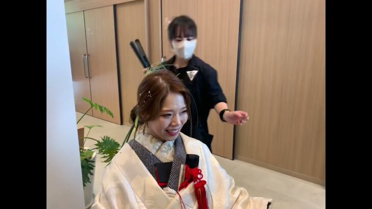 岡山市北区　結婚式　和装　ヘアアレンジ