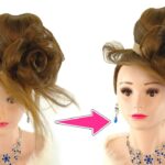 [ヘアアレンジ] バラの帽子の髪型