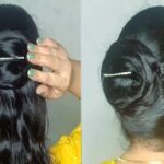 Easy Bun !easy bun Hairstyles With Lock Pin twist hair ! lockpin juda hairstyle!Hairstyle for ladies