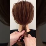 【結婚式ヘアアレンジ】自分でできるフィッシュボーン簡単まとめ髪のやり方#shorts