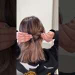 お呼ばれヘアにも！5分で簡単ボブアレンジ！#まとめ髪 #スタイリング動画 #美容師