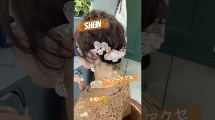 #shein #シーイン購入品 #シーイン　#ヘアアレンジ #ヘアセット #お呼ばれヘア #結婚式