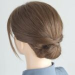 Simple Hair Updo . Hairstyle for Short and Medium Hair
