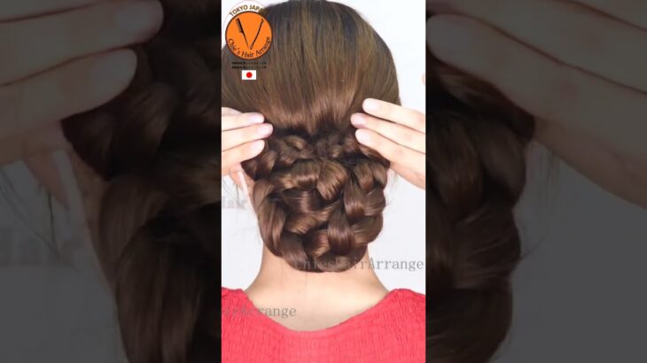 【超ロング髪】コテ巻きなし ヘア ピンを一切使わないヘアアレンジの方法 #chieshairarrange #tutorial #chie #selfhairstyle