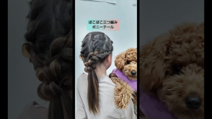 適当に編み込み #キッズヘア #簡単ヘアアレンジ動画 #hairstyle #ヘアーアレンジ #hair #簡単ヘアアレンジ #三つ編み #三つ編みアレンジ #子供向けヘアアレンジ#shorts