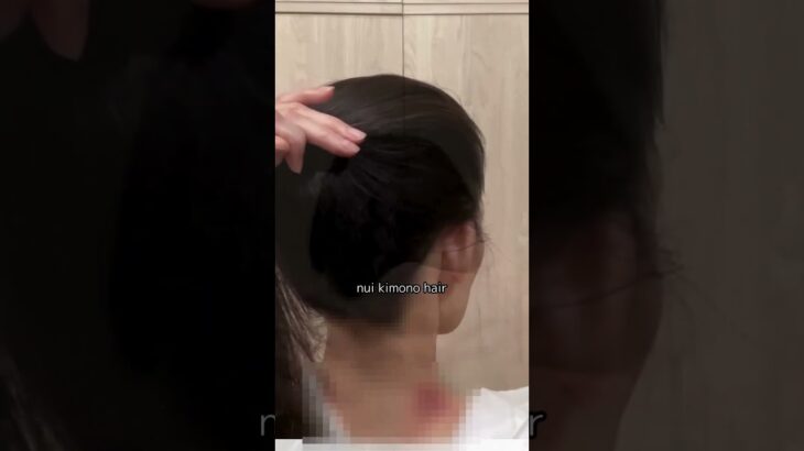 【完全！逆毛すき毛なし‼】着物ヘアアレンジ 自分でできる簡単セルフ着物の髪型  セルフヘアアレンジ ヘアスタイル ロング セミロング 和髪まとめ髪30#KimonoHairstyle