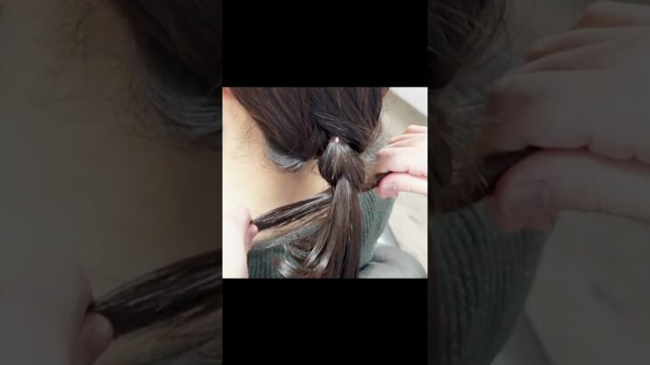 簡単ミディアムのヘアアレンジ！