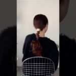 寝起きでゴムだけ🌿ササっと3分アレンジ #ロングアレンジ #セルフヘアアレンジ #簡単ヘアアレンジ動画