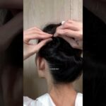 【簡単なのに本格的！】半くるりんぱで着物ヘアアレンジ 自分でできる簡単セルフヘアセット 着物の髪型 時短セルフヘアスタイル ロング セミロング 和髪髪和装のまとめ髪お団子59