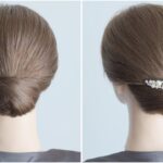 [ミディアムヘアアレンジ]大人女性にオススメ！上品なまとめ髪 ll Elegant Updo Hairstyle for Short to Medium Hair